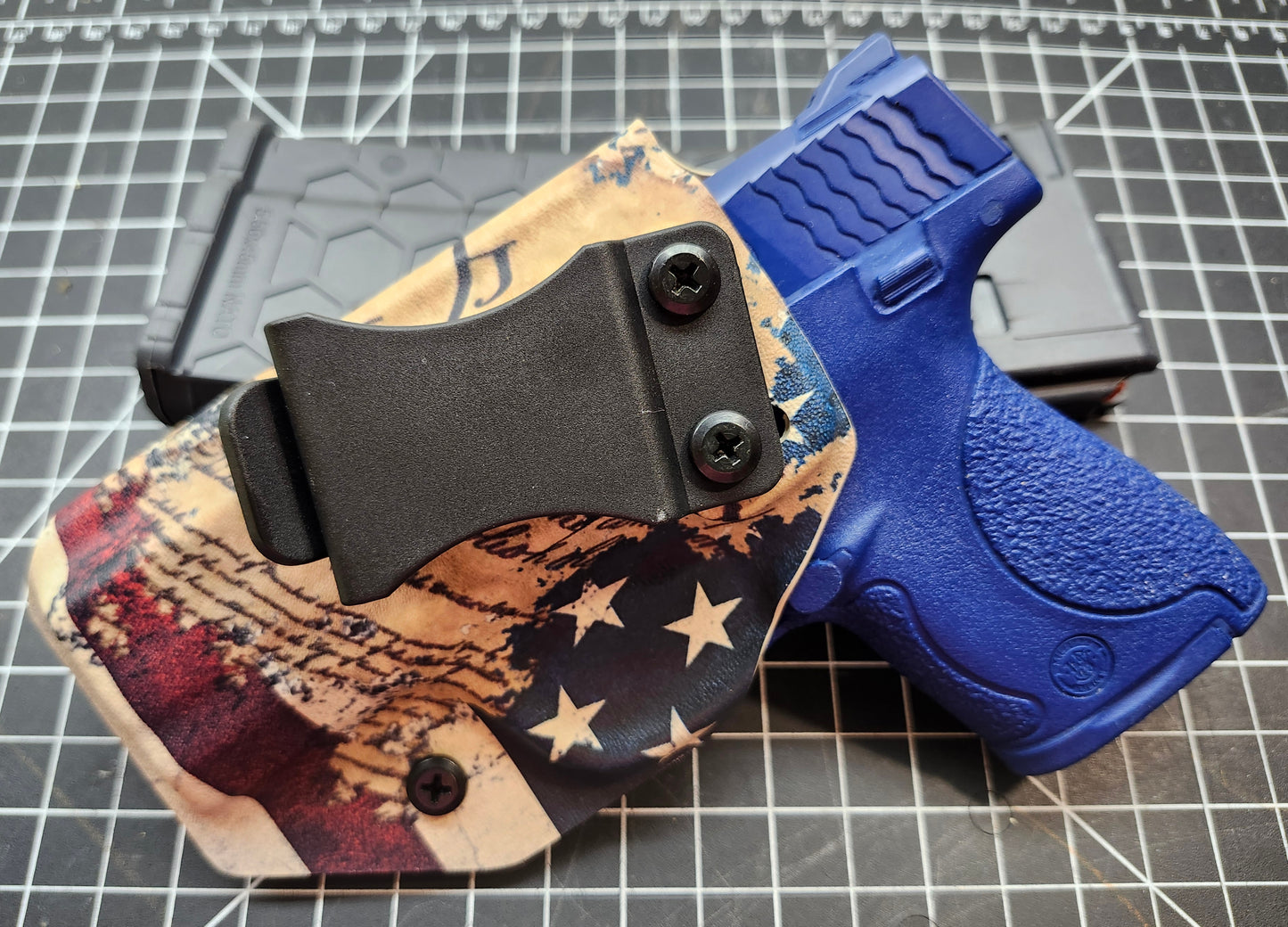 IWB Holster S&W Shield 9/40 "We The People" Print **LEFT HANDED**